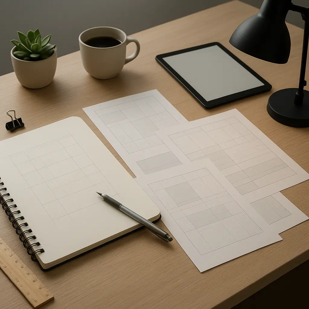 Typografie Studio Workspace